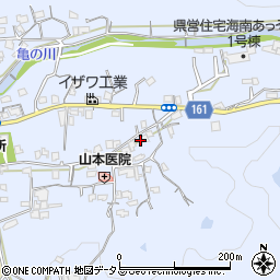 和歌山県海南市且来576周辺の地図