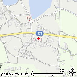 香川県三豊市高瀬町比地720周辺の地図