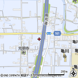 和歌山県海南市且来247周辺の地図