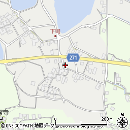 香川県三豊市高瀬町比地718周辺の地図