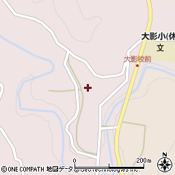 徳島県阿波市市場町大影平間周辺の地図