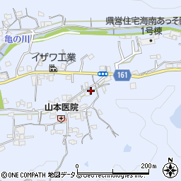 和歌山県海南市且来575周辺の地図