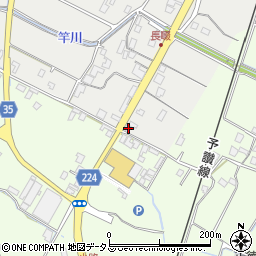 香川県三豊市高瀬町比地494周辺の地図