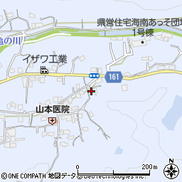 和歌山県海南市且来574周辺の地図