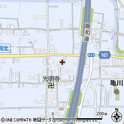和歌山県海南市且来243周辺の地図