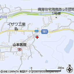 和歌山県海南市且来572周辺の地図