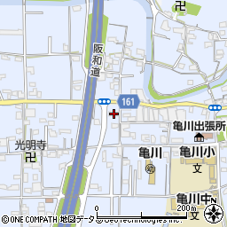 和歌山県海南市且来252周辺の地図