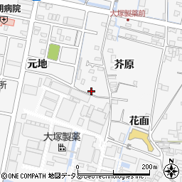 徳島県鳴門市撫養町立岩芥原114周辺の地図