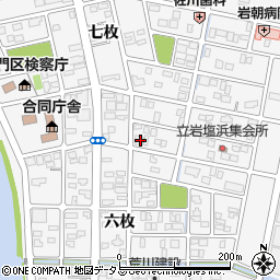 徳島県鳴門市撫養町立岩七枚156周辺の地図