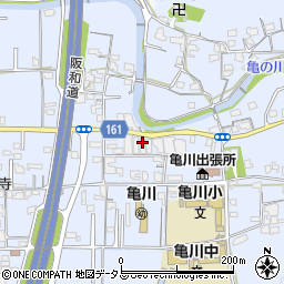 和歌山県海南市且来264周辺の地図