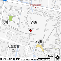 徳島県鳴門市撫養町立岩芥原87周辺の地図