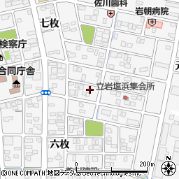 徳島県鳴門市撫養町立岩七枚163周辺の地図