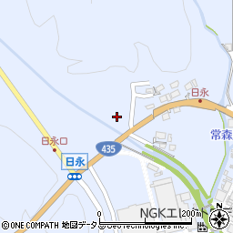 山口県美祢市大嶺町東分日永2600-14周辺の地図