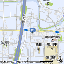 和歌山県海南市且来261周辺の地図