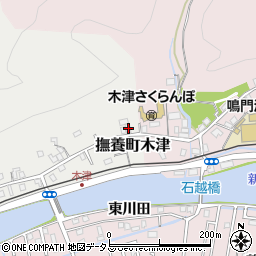 徳島県鳴門市撫養町木津994周辺の地図