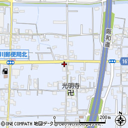 和歌山県海南市且来122周辺の地図