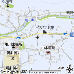 和歌山県海南市且来394周辺の地図