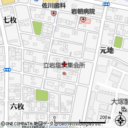徳島県鳴門市撫養町立岩元地207周辺の地図