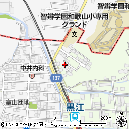 和歌山県海南市黒江1264-15周辺の地図