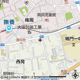徳島県鳴門市撫養町斎田西発2周辺の地図