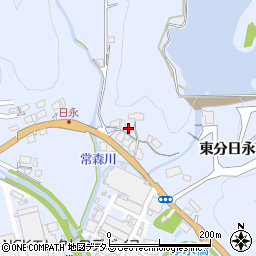 山口県美祢市大嶺町東分日永2662周辺の地図