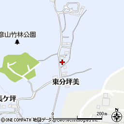 山口県美祢市大嶺町東分向原186周辺の地図