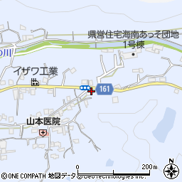 和歌山県海南市且来557周辺の地図