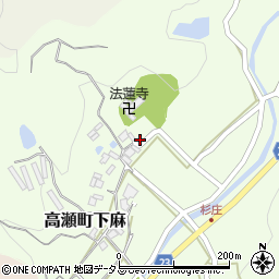 香川県三豊市高瀬町下麻538周辺の地図