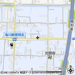 和歌山県海南市且来116周辺の地図