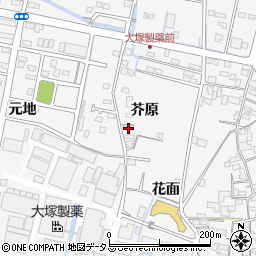 徳島県鳴門市撫養町立岩芥原88周辺の地図