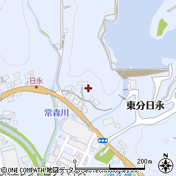 山口県美祢市大嶺町東分日永2663周辺の地図