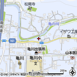 和歌山県海南市且来276周辺の地図
