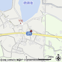 香川県三豊市高瀬町比地724周辺の地図