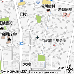 徳島県鳴門市撫養町立岩七枚170周辺の地図