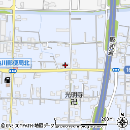 和歌山県海南市且来124周辺の地図