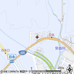 山口県美祢市大嶺町東分日永2606-1周辺の地図