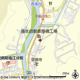香川県高松市塩江町安原上東336-1周辺の地図