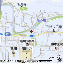 和歌山県海南市且来382周辺の地図
