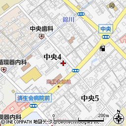 オークランド山口中央周辺の地図