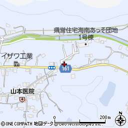 和歌山県海南市且来418周辺の地図
