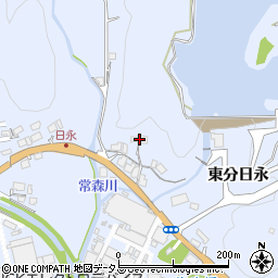 山口県美祢市大嶺町東分日永2664周辺の地図