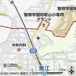 和歌山県海南市黒江1264-11周辺の地図