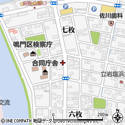 徳島県鳴門市撫養町立岩七枚139周辺の地図
