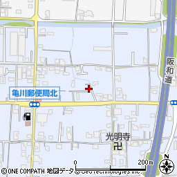 和歌山県海南市且来129周辺の地図