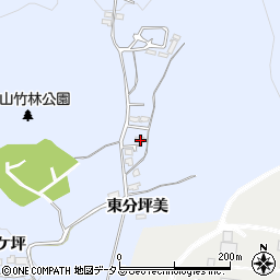 山口県美祢市大嶺町東分向原185周辺の地図