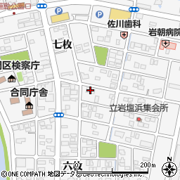 徳島県鳴門市撫養町立岩七枚178周辺の地図