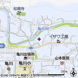 和歌山県海南市且来375周辺の地図