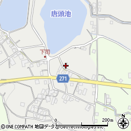 香川県三豊市高瀬町比地708周辺の地図