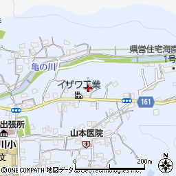 和歌山県海南市且来364周辺の地図