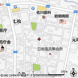 徳島県鳴門市撫養町立岩七枚186周辺の地図